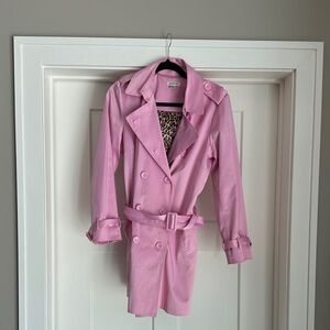 Joan Rivers Light Pink Trench Coat